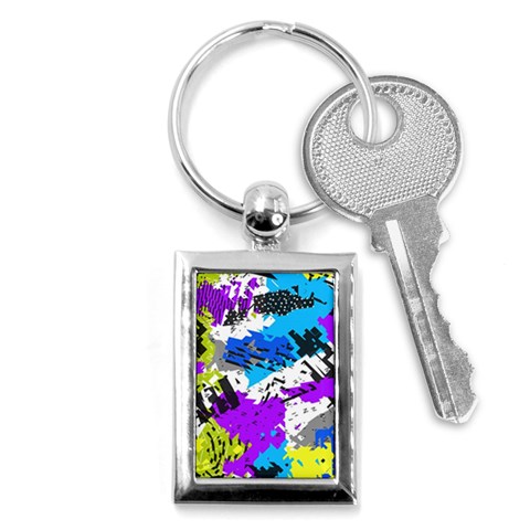 Shaky shapes                                                          Key Chain (Rectangle) from ArtsNow.com Front