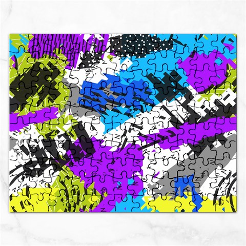 Shaky shapes                                                          Jigsaw Puzzle (Rectangular) from ArtsNow.com Front