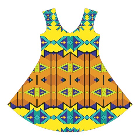 Tribal pattern                                                              Short Sleeve V Front