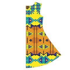 Tribal pattern                                                              Short Sleeve V Back Right