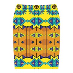 Tribal pattern                                                         Midi Wrap Pencil Skirt from ArtsNow.com Back