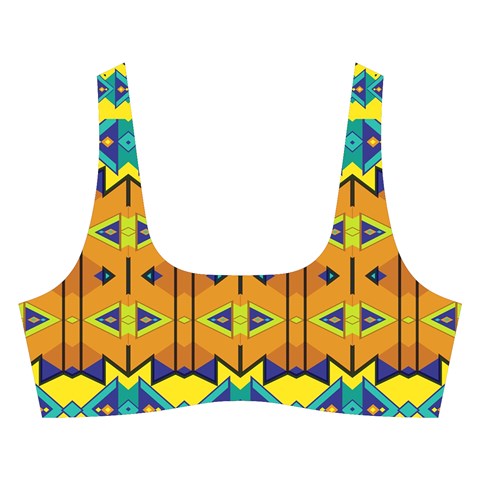 Tribal pattern                                                         Cross Back Hipster Bikini Set from ArtsNow.com Front