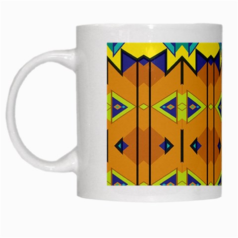 Tribal pattern                                                          White Mug from ArtsNow.com Left