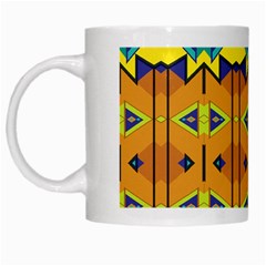Tribal pattern                                                          White Mug from ArtsNow.com Left