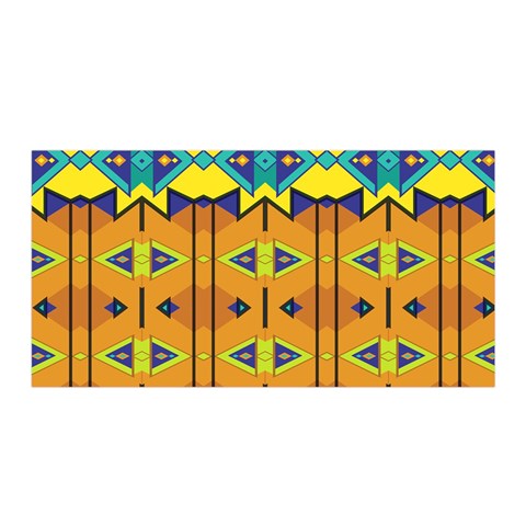 Tribal pattern                                                         Satin Wrap from ArtsNow.com Front