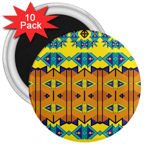 Tribal pattern                                                          3  Magnet (10 pack) from ArtsNow.com Front