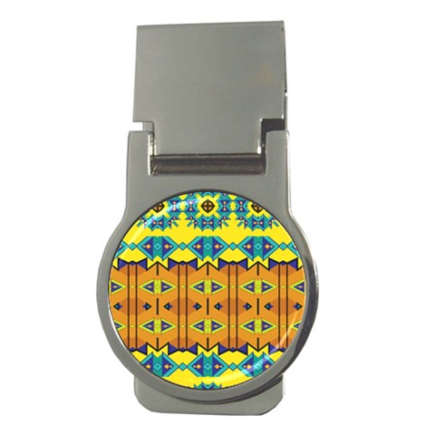 Tribal pattern                                                          Money Clip (Round) from ArtsNow.com Front