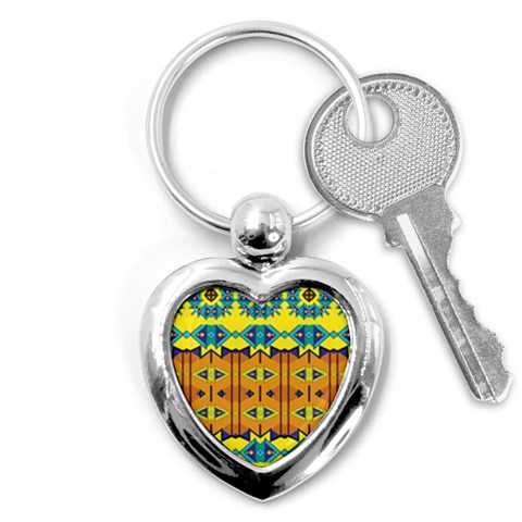 Tribal pattern                                                          Key Chain (Heart) from ArtsNow.com Front