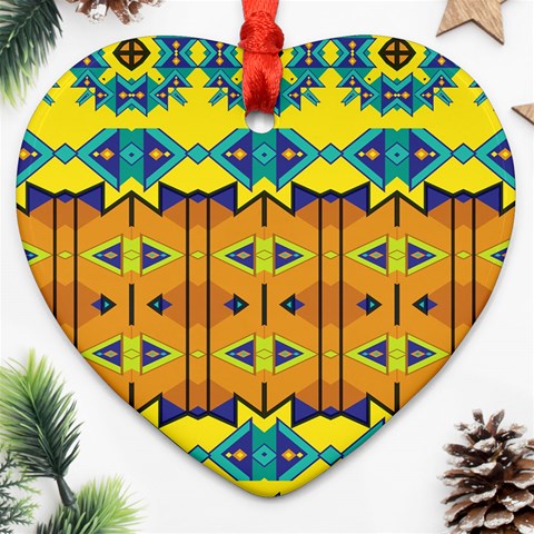 Tribal pattern                                                          Ornament (Heart) from ArtsNow.com Front