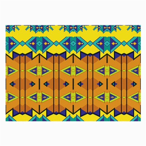 Tribal pattern                                                          Large Glasses Cloth from ArtsNow.com Front