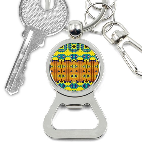 Tribal pattern                                                          Bottle Opener Key Chain from ArtsNow.com Front