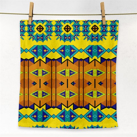 Tribal pattern                                                          Face Towel from ArtsNow.com Front