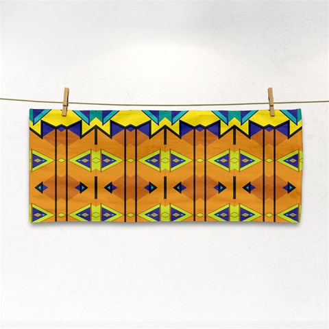 Tribal pattern                                                          Hand Towel from ArtsNow.com Front