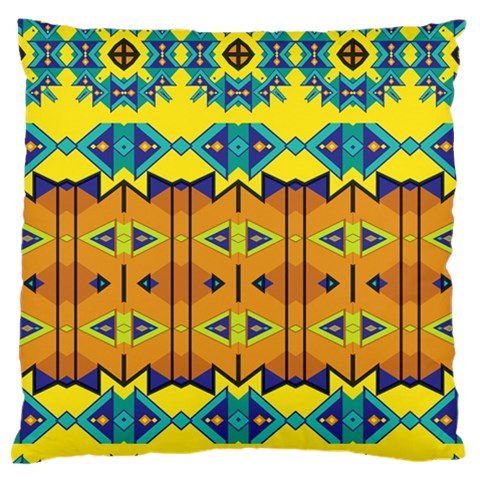 Tribal pattern                                                         Large Flano Cushion Case (Two Sides) from ArtsNow.com Front