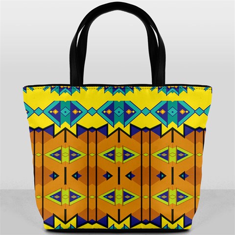 Tribal pattern                                                          Bucket Bag from ArtsNow.com Front
