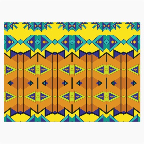 Tribal pattern                                                       Roll Up Canvas Pencil Holder (M) from ArtsNow.com Front