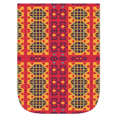 Shapes in retro colors2                                                        Waist Pouch (Large) from ArtsNow.com Front Pocket