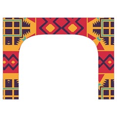 Shapes in retro colors2                                                        Toiletries Pouch from ArtsNow.com Front