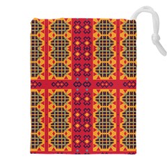 Shapes in retro colors2                                                       Drawstring Pouch (5XL) from ArtsNow.com Front