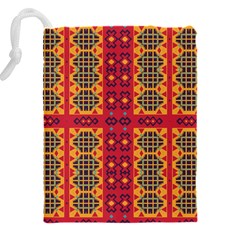 Shapes in retro colors2                                                       Drawstring Pouch (5XL) from ArtsNow.com Back