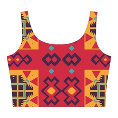 Shapes in retro colors2                                                          Midi Sleeveless Dress from ArtsNow.com Top Front