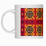 Shapes in retro colors2                                                           White Mug