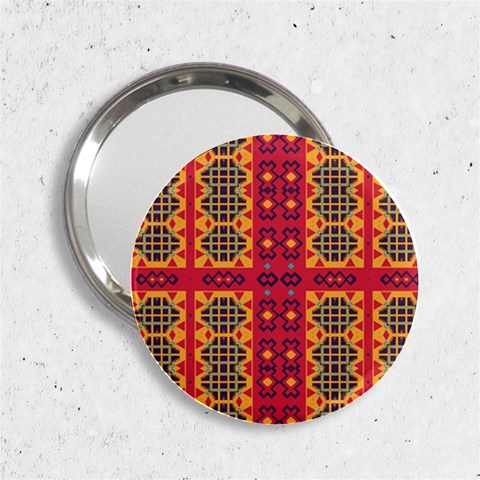 Shapes in retro colors2                                                           2.25  Handbag Mirror from ArtsNow.com Front
