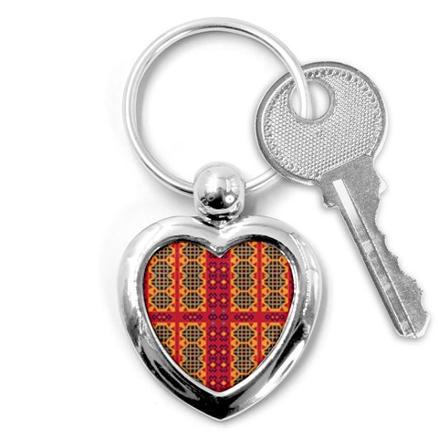 Shapes in retro colors2                                                           Key Chain (Heart) from ArtsNow.com Front