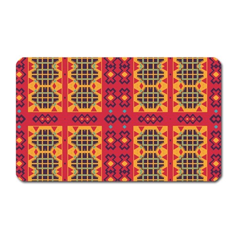 Shapes in retro colors2                                                           Magnet (Rectangular) from ArtsNow.com Front