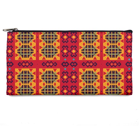Shapes in retro colors2                                                          Pencil Case from ArtsNow.com Front