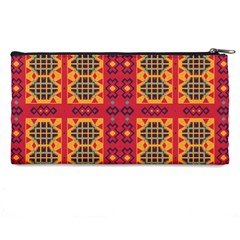 Shapes in retro colors2                                                          Pencil Case from ArtsNow.com Back