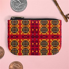 Shapes in retro colors2                                                          Mini Coin Purse from ArtsNow.com Front