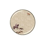 Foxhunt horse and hound Hat Clip Ball Marker (10 pack)