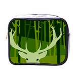 Forest Deer Tree Green Nature Mini Toiletries Bag (One Side)