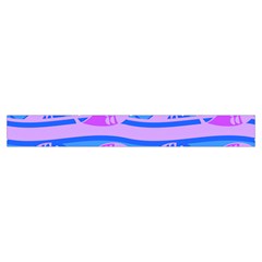 Fish Texture Blue Violet Module Makeup Case (Small) from ArtsNow.com Zipper Tape Back