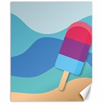 Ice Summer Beach Sea Dessert Canvas 16  x 20 