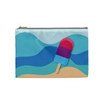 Ice Summer Beach Sea Dessert Cosmetic Bag (Medium)