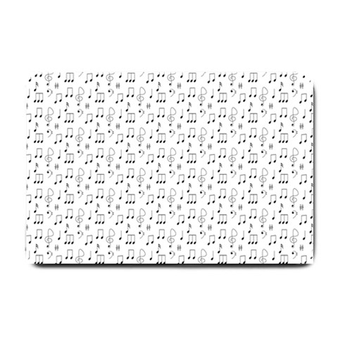 Music Notes Wallpaper Small Doormat  from ArtsNow.com 24 x16  Door Mat
