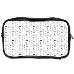 Music Notes Wallpaper Toiletries Bag (Two Sides) from ArtsNow.com Front