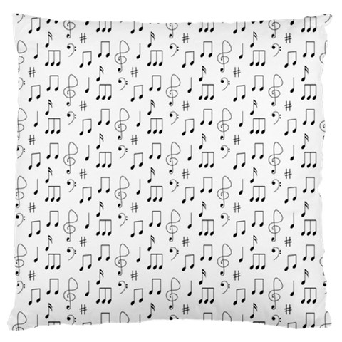 Music Notes Wallpaper Standard Flano Cushion Case (Two Sides) from ArtsNow.com Front