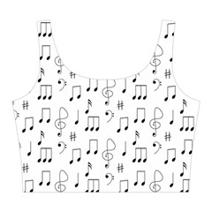 Music Notes Wallpaper Midi Sleeveless Dress from ArtsNow.com Top Back