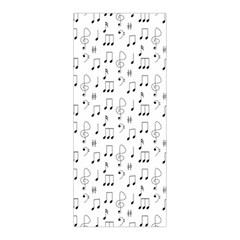 Music Notes Wallpaper Pleated Skirt from ArtsNow.com Back Pleats