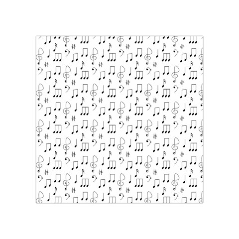 Music Notes Wallpaper Square Tapestry (Small) from ArtsNow.com Front