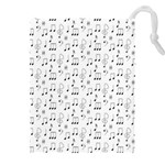 Music Notes Wallpaper Drawstring Pouch (5XL)