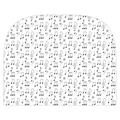 Music Notes Wallpaper Makeup Case (Large) from ArtsNow.com Front