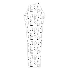 Music Notes Wallpaper Women s Long Sleeve Raglan Tee from ArtsNow.com Sleeve Left
