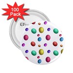 Egg Easter Texture Colorful 2.25  Buttons (100 pack) 