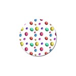 Egg Easter Texture Colorful Golf Ball Marker