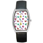Egg Easter Texture Colorful Barrel Style Metal Watch