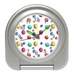 Egg Easter Texture Colorful Travel Alarm Clock